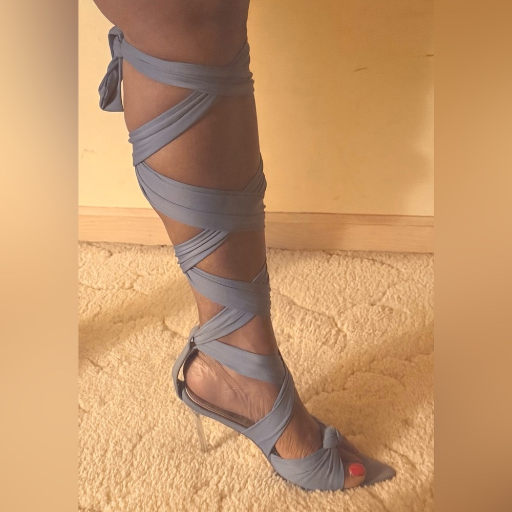 AZALEA WANG Timmi Ankle Wrap Sandal